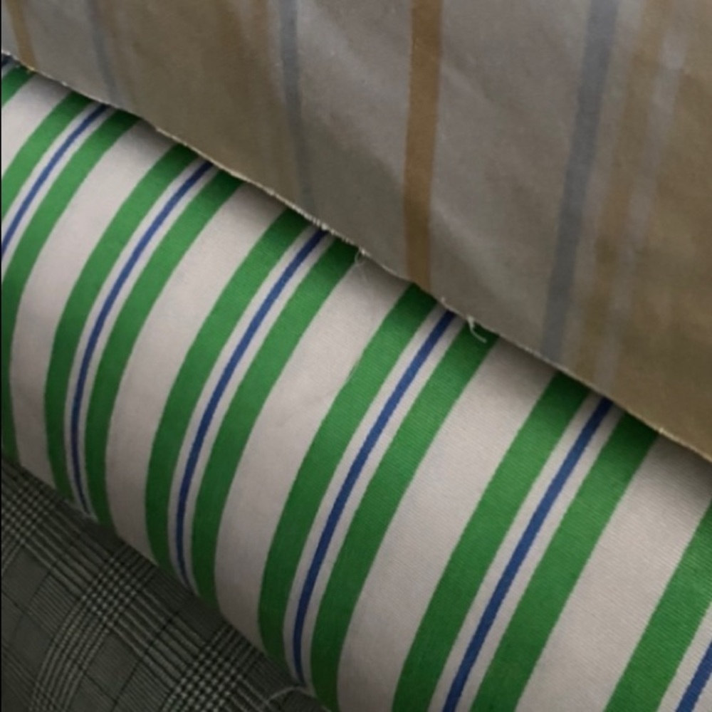 Ralph Lauren Morris Stripe Kelly Fabric - Picture 2 of 7